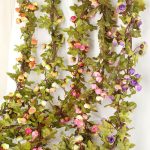Artificial Rose Buds Fake Flower Trailing Plant Vine Garland Wedding Party Decor