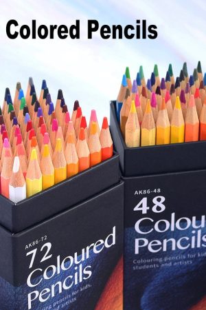 Professional Colors Oily Pencils Hexagon Wooden Handle
