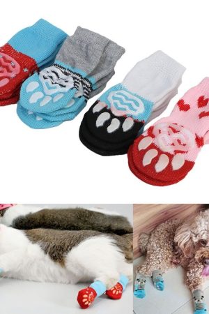 Anti-Slip Socks Set for Small Dogs & Cats